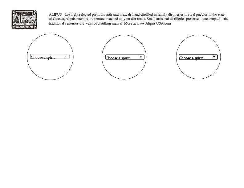 Tasting Mat Intro - Craft Distillers